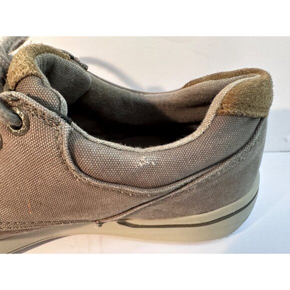 Skechers Mens Sz 9 Relaxed Fit Elent  Sage Casual Canvas Heel Pillow Shoes SN 69 - Picture 6 of 11